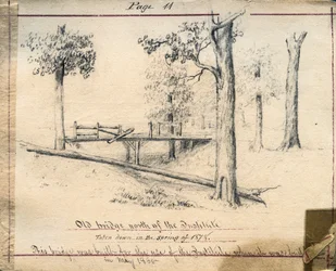 Alte Brücke nördlich des Instituts